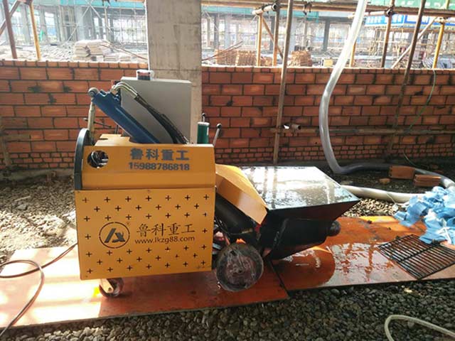 臥式二次構造柱泵施工現(xiàn)場